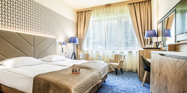 Bydlet budete ve 3* nebo 4* pokoji či apartmánu. 