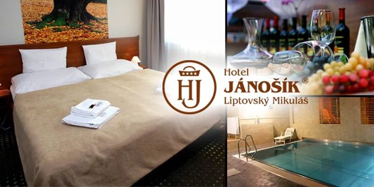 110 eur za 3-dňový relaxačný pobyt v srdci LIPTOVA v hoteli JÁNOŠÍK**** Kvalitný hotel v atraktívnom prostredí so zľavou 55%!