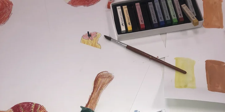 Práce dětí z kurzu.