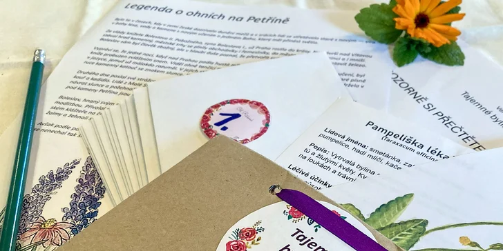 Čeká vás hravé pátrání s 12 zastaveními, na kterých budete objevovat tajemnou moc bylinek a plnit úkoly.