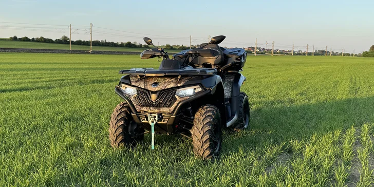 Přesně to slibuje půjčovna Čtyřkolky Ostrá, kde vám svěří čtyřkolku Gladiator X625-A nebo Gladiator X520-A.