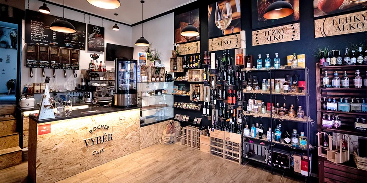 Vyzvednete si je ve strašnickém Rocher Café Výběr. Dejte si tu rovnou kafe nebo dobré víno.
