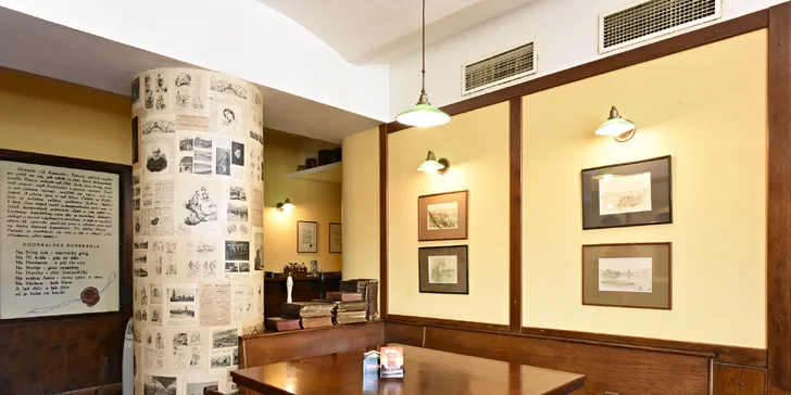 Restauraci najdete na rohu Palackého náměstí a nábřeží směrem na Výtoň.