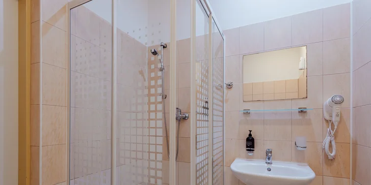 Apartmány majú kúpeľňu so sprchovacím kútom.