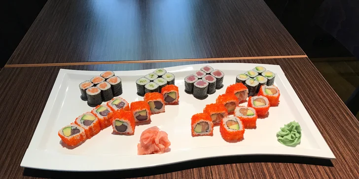 40 ks sushi vám duši rozhodně nezkruší.