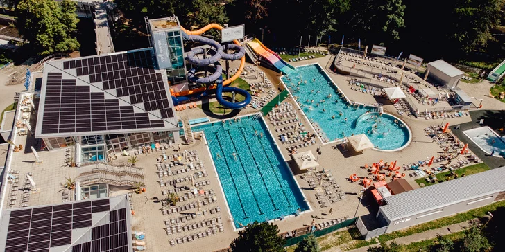Spa & Aquapark je otvorený celoročne a pozostáva z 2 častí: areál Spa a areál Aquapark.