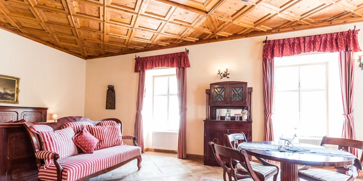 Pohľad na Kráľovský apartmán, ktorý Vás dostane svojou veľkosťou a tiež jedinečnosťou...
