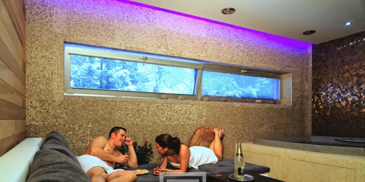 Pokud budete chtít, můžete si přiobjednat i relax v privátním wellness. 