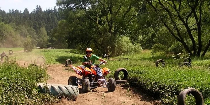 Zařádit si můžete i na čtyřkolce v ceně voucheru na 30 minut