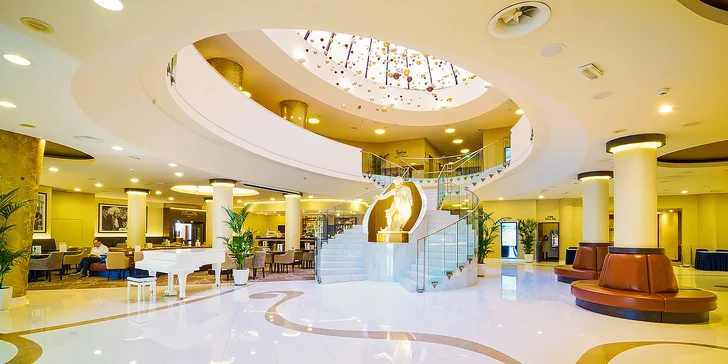 Luxusní pobyt ve 4* hotelu na Vinohradech: snídaně či polopenze i možnost wellness
