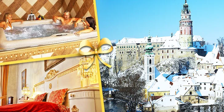 Zimní wellness a romantika v Českém Krumlově
