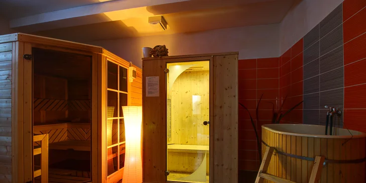Finská sauna je za příplatek. 