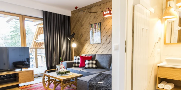 Pohľad na apartmán Sniezynka.