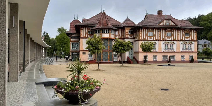 Toulejte se po parku, ochutnejte místní prameny, poseďte v kavárnách... Prostě si užívejte lázeňskou atmosféru. 
