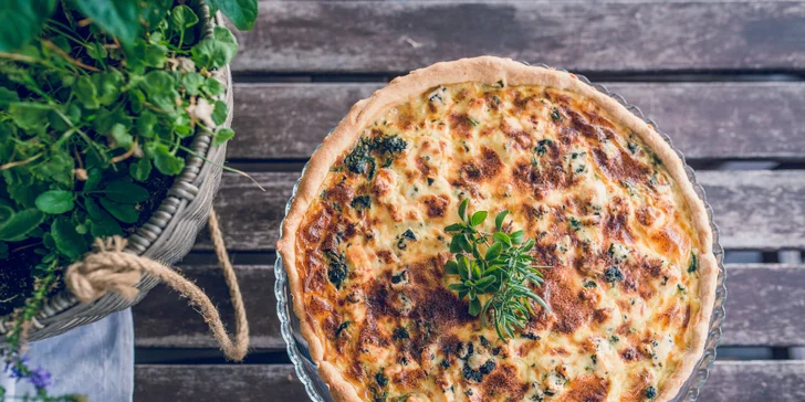 Řada přijde také na slané quiche.
