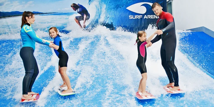Prázdniny na vlnách: příměstský tábor pro děti od 6 do 14 let v Surf Areně