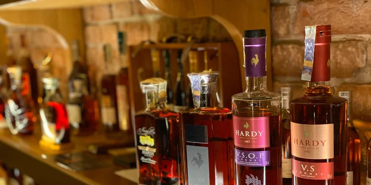 Ponořte se do světa noblesy a unikátních chutí v soukromé Cognac Galerii, kde vám jedinečná sbírka láhví poodhalí tajemství této ušlechtilé francouzské pálenky