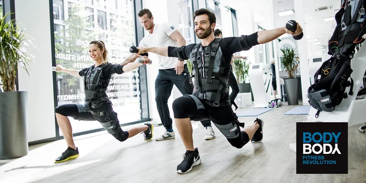 Efektivní cvičení s EMS technologií: 4, 8 nebo 16 tréninků ve fitku BodyBody