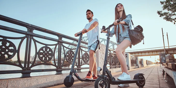 Požičanie mestskej či elektrickej kolobežky alebo elektrického bicykla