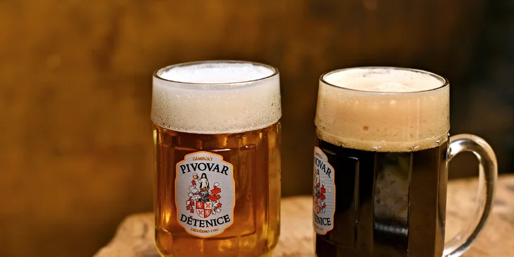 Popíjet budete plzeň nebo dětenické pivo. 