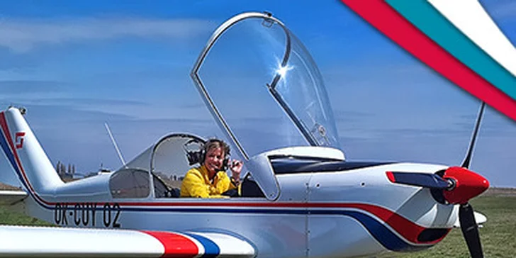 Pilotem na zkoušku: řízení sportovního letounu, odlety z 9 letišť po ČR