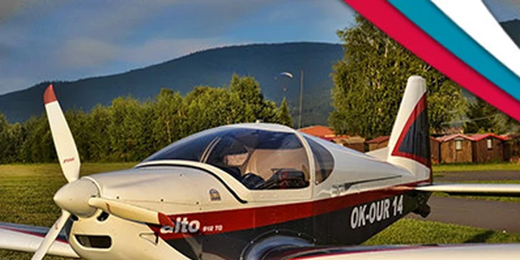 Pilotem na zkoušku: řízení sportovního letounu, odlety z 9 letišť po ČR