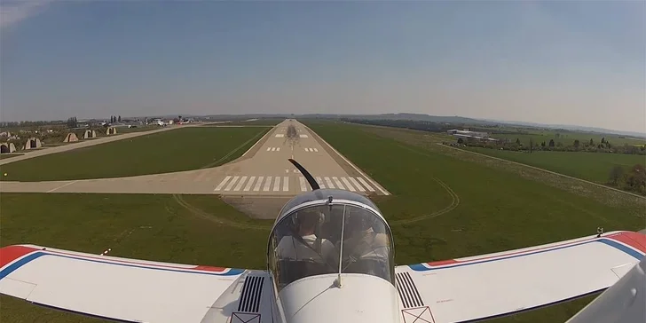 Pilotem na zkoušku: řízení sportovního letounu, odlety z 9 letišť po ČR