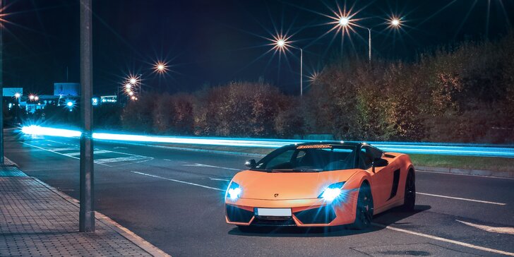 Pekelně rychlá jízda v nadupaném Lamborghini Gallardo