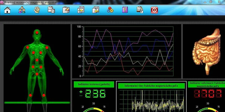 Vacushape s neinvazivním měřením stavu vašeho zdraví analyzátorem