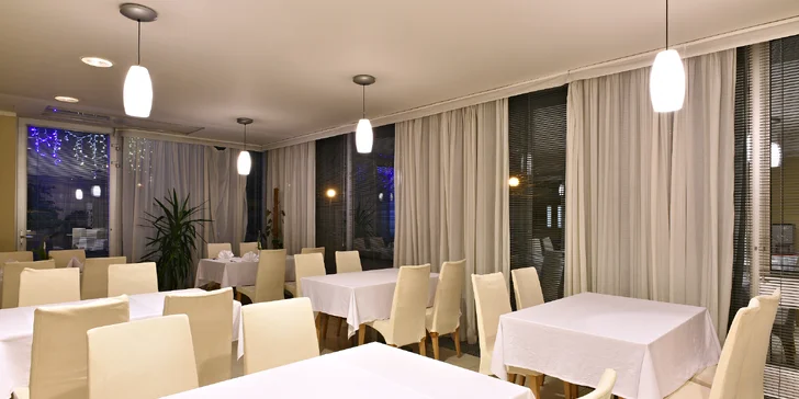 Menu s královským biftekem, kuřecí galantinou a jablečným závinem