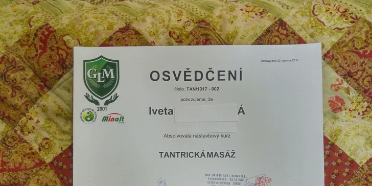 Magický zážitek: 60 minut energické či 120 minut smyslné tantrické masáže
