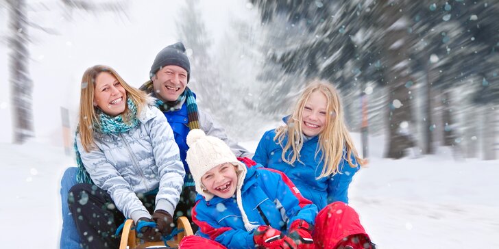 Zimní rodinná dovolená ve Špindlu: polopenze, wellness a zábava na lyžích