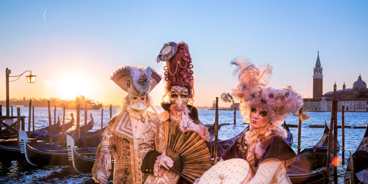 Benátský karneval, nejkrásnější památky i plavba lodí: odjezdy z Moravy