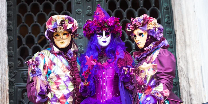 Výlet na nejslavnější evropský karneval v Benátkách – odjezdy z Čech