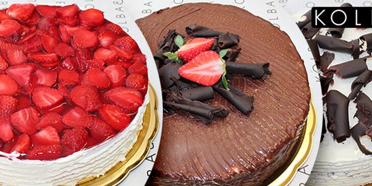 Luxusní dort z oblíbené cukrárny Kolbaba