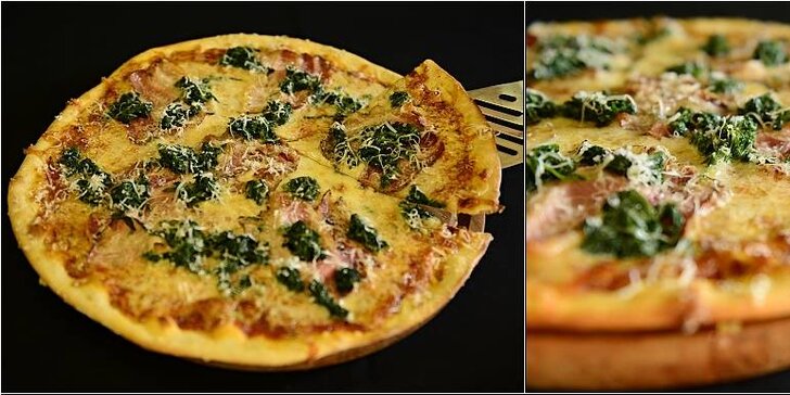 Smlsněte si na 2 pizzách dle chuti: i vegetariánská a veganská varianta