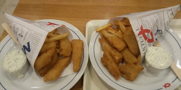 Dobrota do ruky: 2× fish & chips z restaurace NORDSEE v Praze i Brně