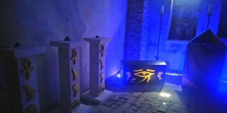 Po stopách tajemných sil do egyptské hrobky: 60min. únikovka plná napětí