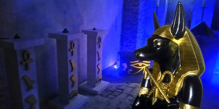 Po stopách tajemných sil do egyptské hrobky: 60min. únikovka plná napětí