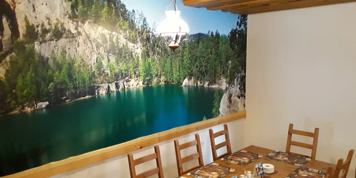 Na výlety, lyže i za odpočinkem do Adršpachu: polopenze a privátní wellness
