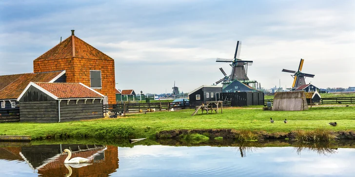 Nejkrásnější národní parky Holandska a Amsterdam na 2 noci vč. snídaně