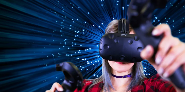 Až hodina akce: úžasné zážitky ve virtuální realitě na 360° plošině nebo s HTC Vive