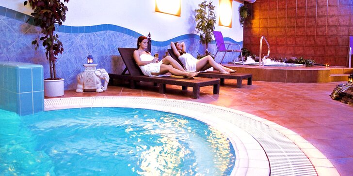 Relaxace na jižní Moravě s polopenzí a neomezeným wellness s bazénem