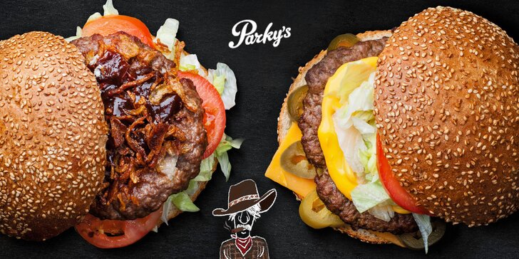 Sestavte si v Parky´s svůj burger: hovězí maso od lokálních farmářů a nápoj