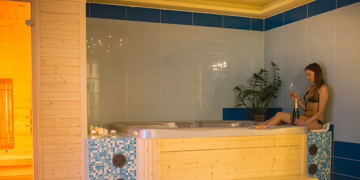 Relax pobyt pro dva nebo rodinu s neomezeným vstupem do nového wellness