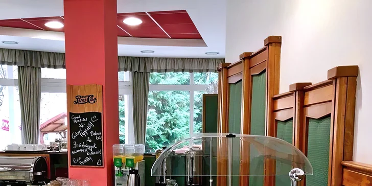 Na výběr máte balíčky se snídaní či polopenzí.