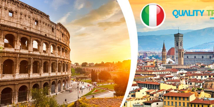 Zájezd za italskými skvosty s ubytováním a snídaní