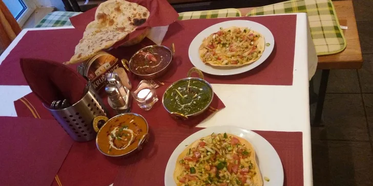 Nabídka plná vůní: Otevřený voucher na cokoli z menu indické restaurace