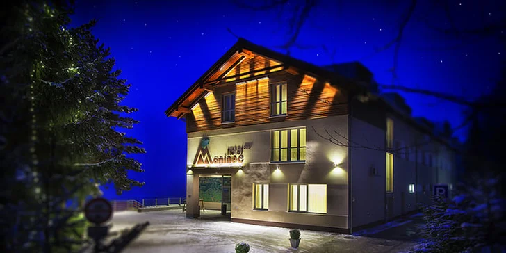 Aktivní pobyt v hotelu Monínec s wellness i dvoudenním skipasem pro oba