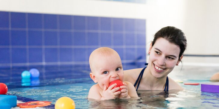 Máte doma plaváčka? Jednorázová lekce plavání pro děti od 6 měsíců do 8 let
